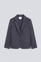 SUNCOO — Blazer rayé DWEN anthracite — vue 4