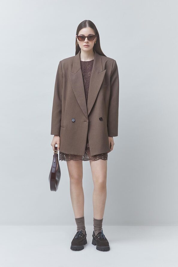 Blazer DUKE taupe SUNCOO — vue 1