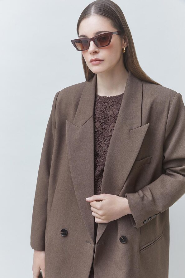 Blazer DUKE taupe SUNCOO — vue 2