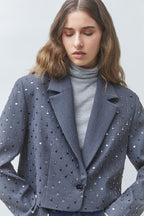 Veste DIAMOND gris SUNCOO — vue 3