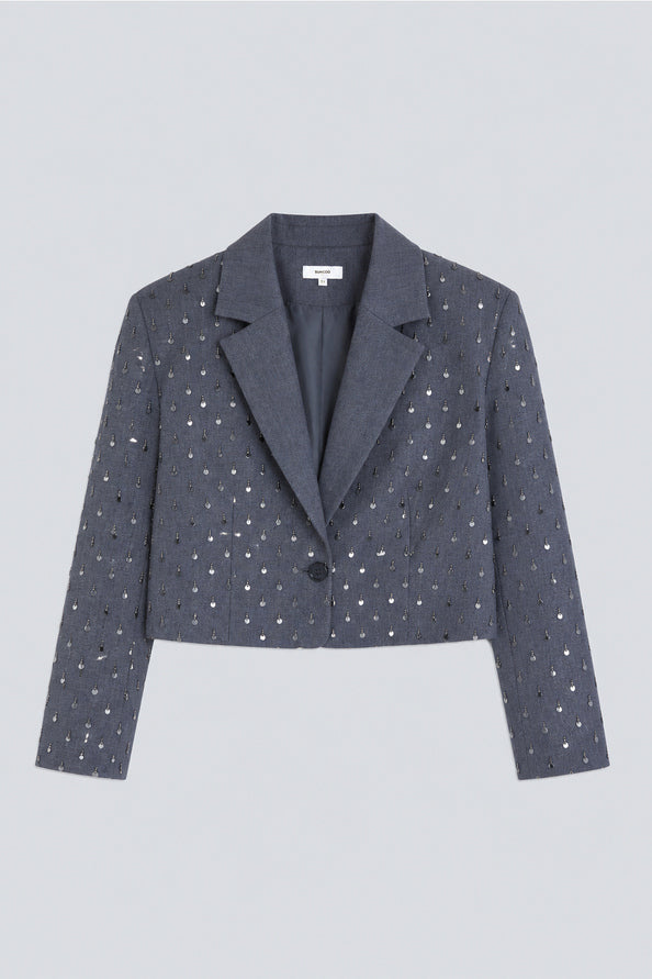 Veste DIAMOND gris SUNCOO — vue 5