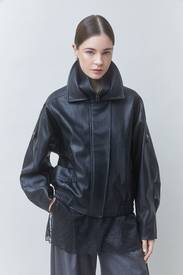 SUNCOO — Manteau EARLY noir — vue 2