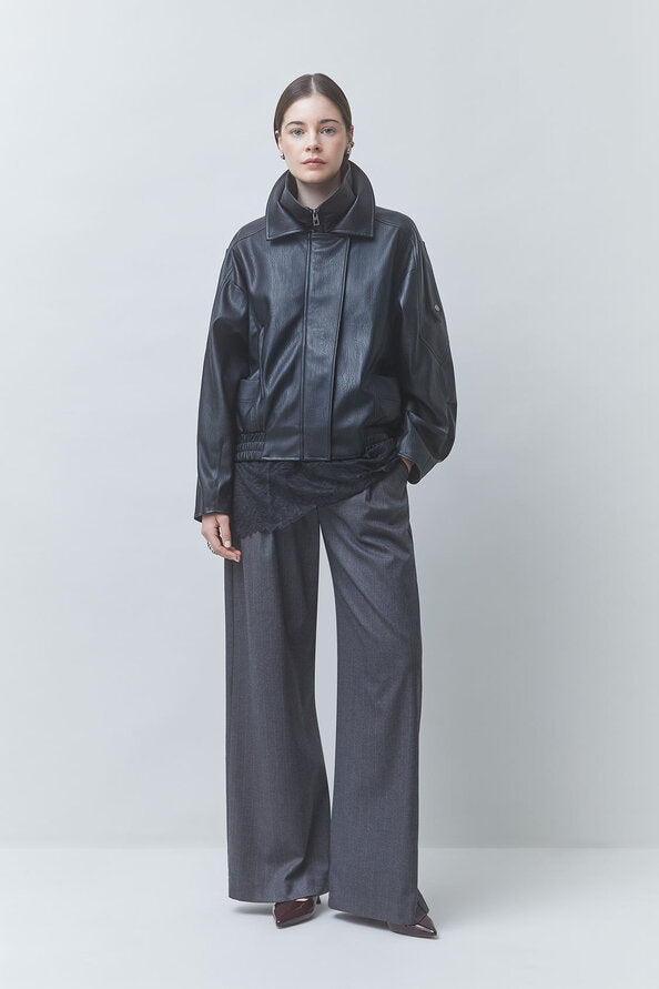 SUNCOO — Manteau EARLY noir — vue 3