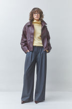 SUNCOO — Manteau EARLY bordeaux — vue 1