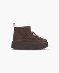 INUIKII Classic Low Platform – Marron – vue studio 1