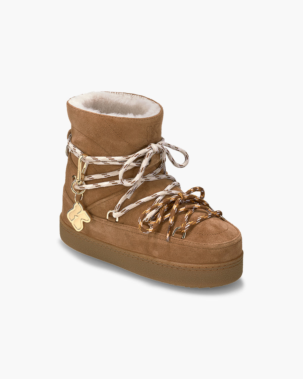INUIKII Quilted Suede – Camel – vue studio 2