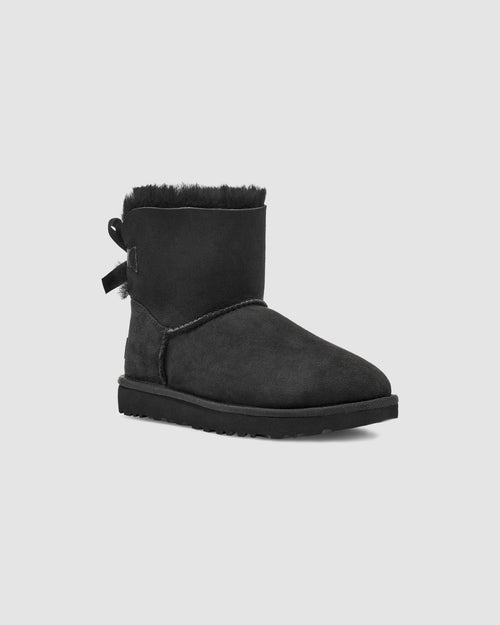 UGG Botte Mini Bailey Bow II Noir — vue 2