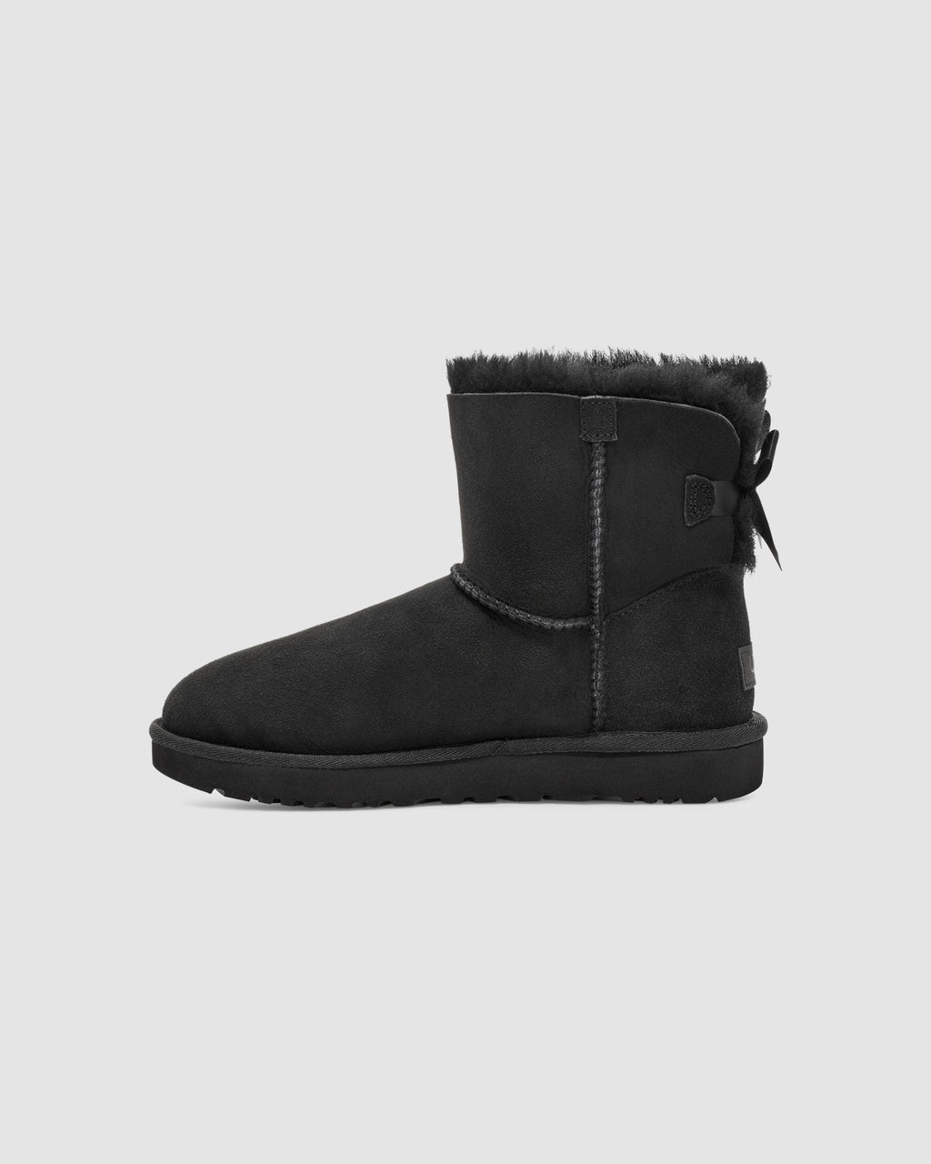 UGG Botte Mini Bailey Bow II Noir — vue 3