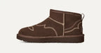 UGG Botte Classic Ultra Mini Western Marron — vue 3