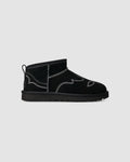 UGG Botte Classic Ultra Mini Western Noir — vue 4