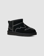 UGG Botte Classic Ultra Mini Western Noir — vue 5