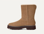 UGG Botte Uptowner Short en daim Marron — vue 3