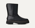 UGG Botte Uptowner Short en cuir Noir — vue 1
