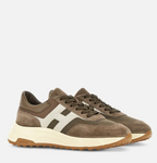 Sneakers Hogan Hyperlight velours – Marron – HXM5630FR30VFV739Y – vue 2