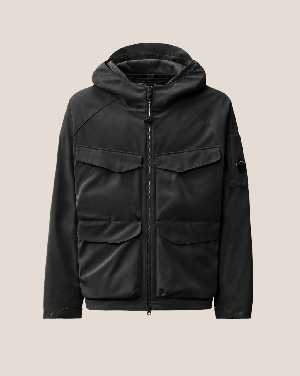 Veste C.P. Company C.P. Shell-R à capuche – Noir – W004H26 – vue 1