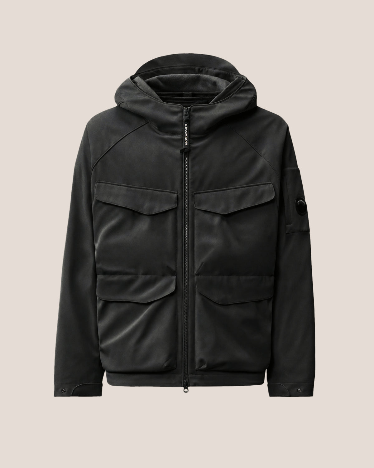 Veste C.P. Company C.P. Shell-R à capuche – Noir – W004H26 – vue 1