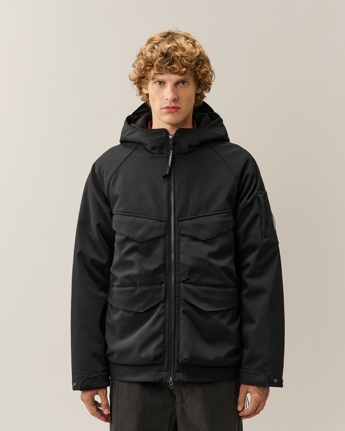 Veste C.P. Company C.P. Shell-R à capuche – Noir – W004H26 – vue 2