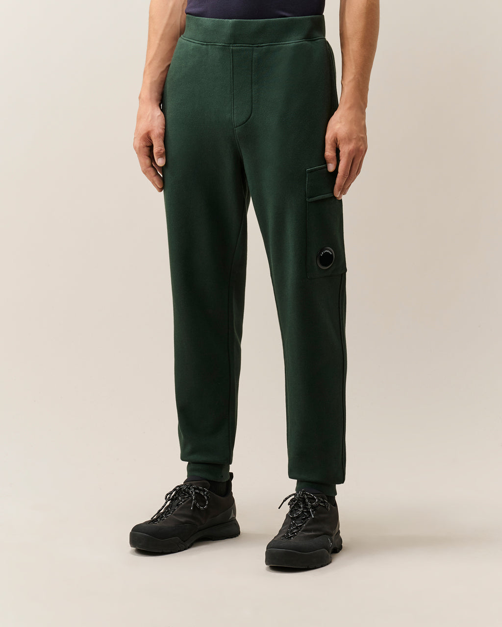 Jogging Diagonal Raised Fleece Lens C.P. Company – Ponderosa Pine – vue 14