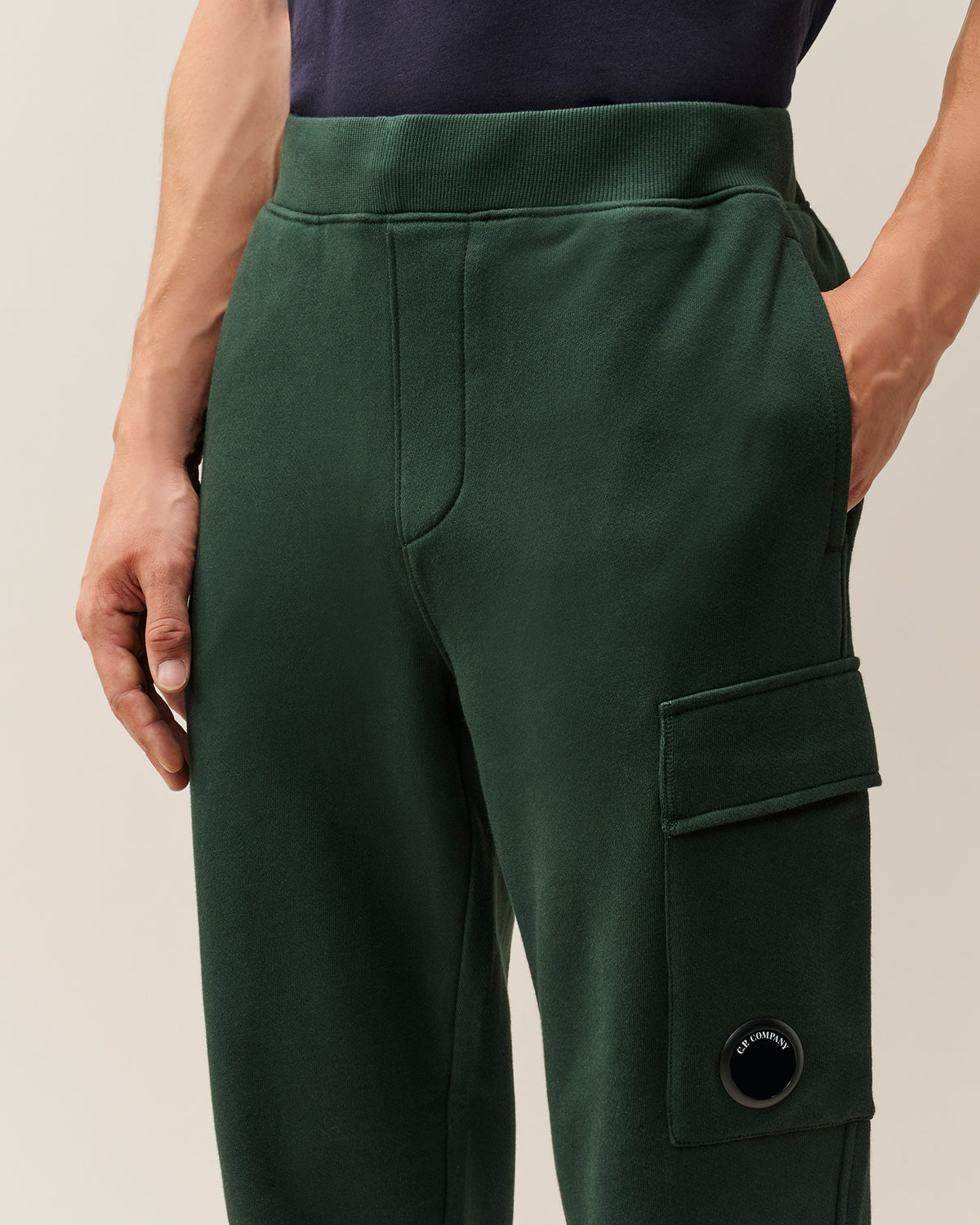 Jogging Diagonal Raised Fleece Lens C.P. Company – Ponderosa Pine – vue 16