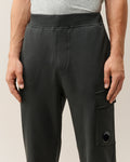 Jogging Diagonal Raised Fleece Lens C.P. Company – Raven – vue 10