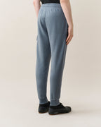 Jogging cargo Brushed and Emerized Diagonal Fleece Lens C.P. Company – Orion Blue – vue 3
