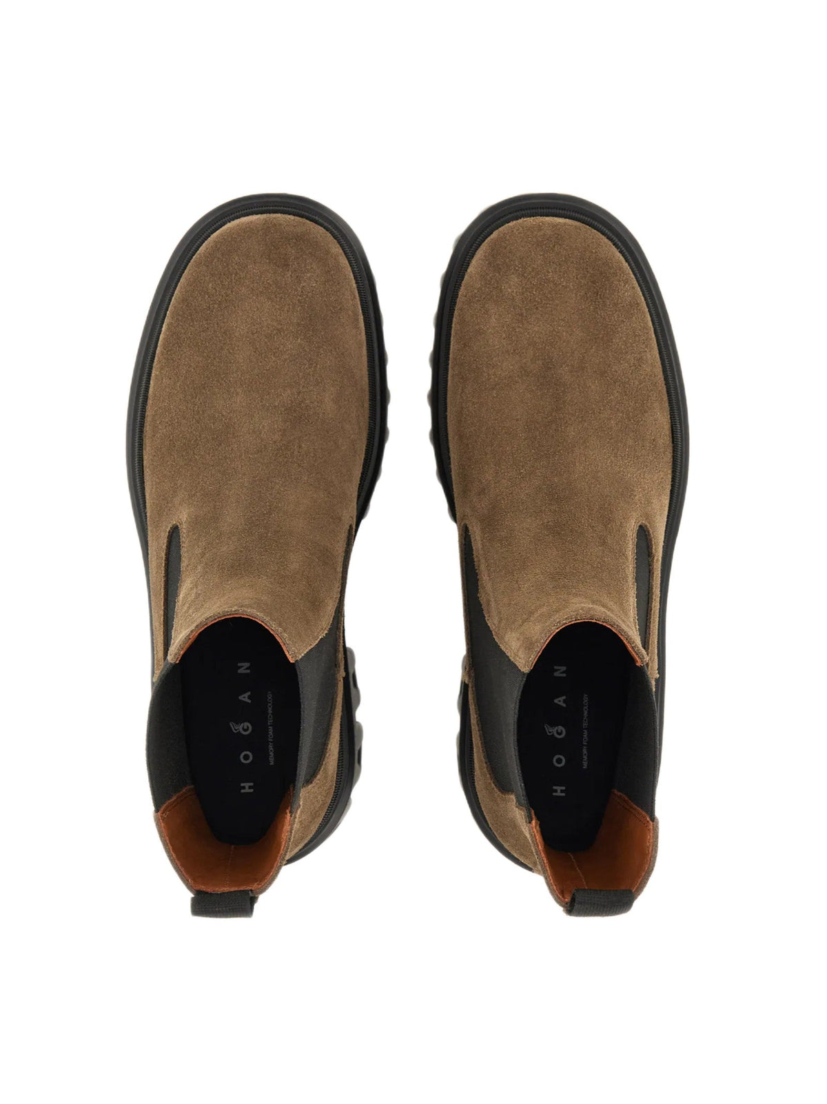 Hogan – Bottines H700 Chelsea femme – Taupe – HXW7000FV30HG0S408 – vue 4