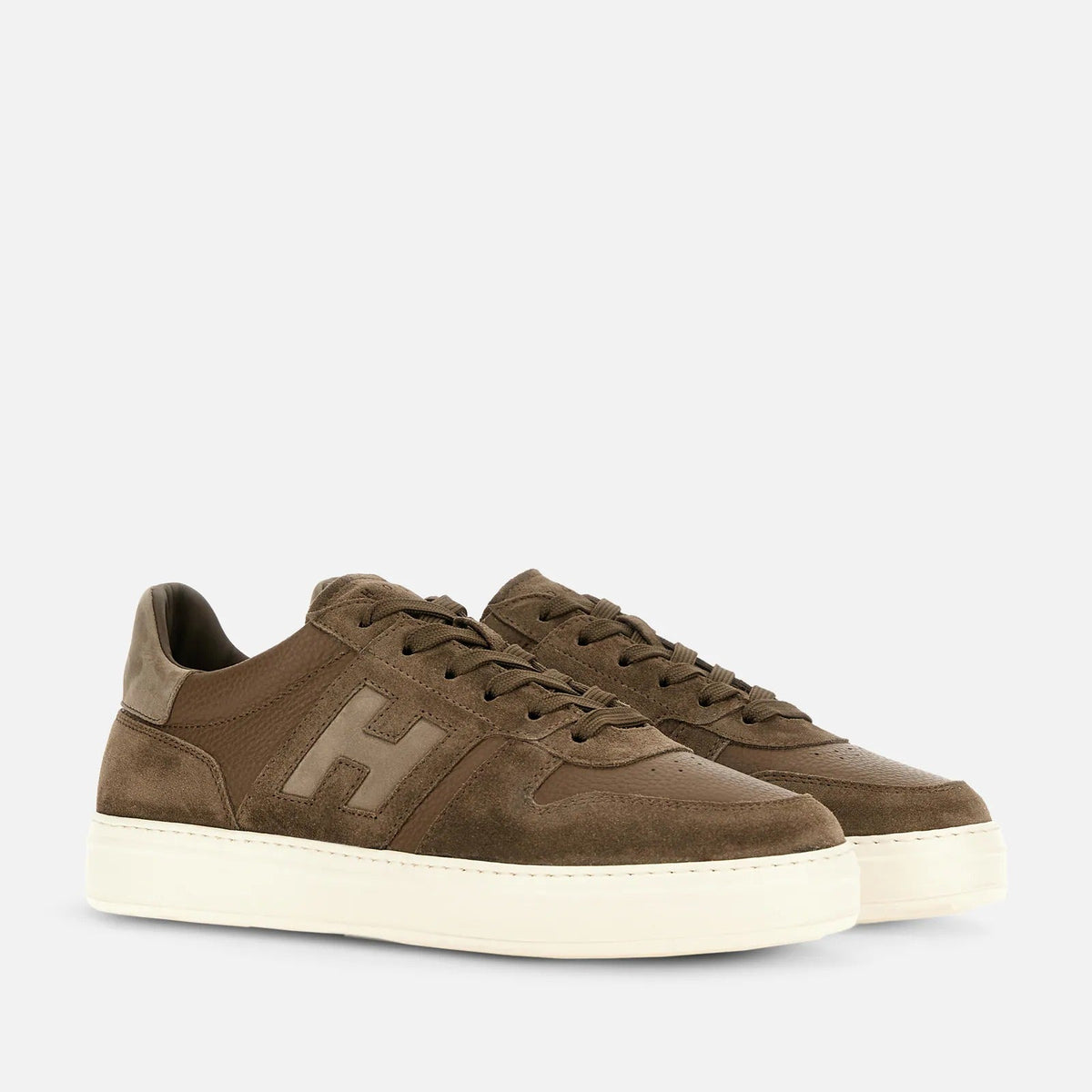 Sneakers Hogan H-TV – Marron – HXM6680FZ00VGP760K – vue 2