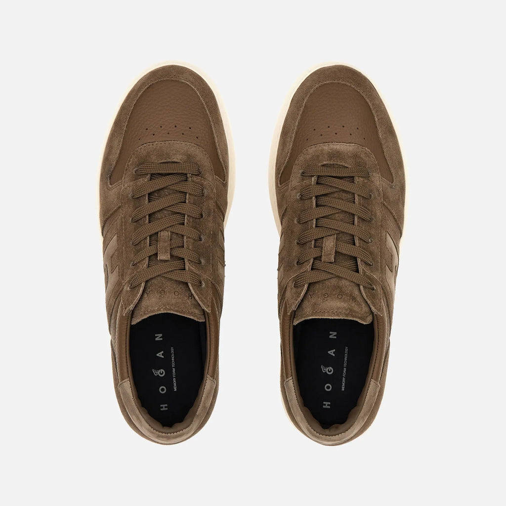 Sneakers Hogan H-TV – Marron – HXM6680FZ00VGP760K – vue 4
