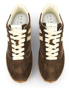 Hogan – Baskets Athletic H699 femme – Chocolat – HXW6990GA2FUHT0R1L – vue 4