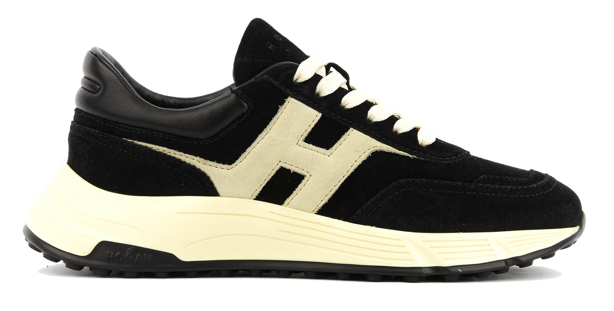 Sneakers Hogan Hyperlight nubuck – Noir – HXM5630FR30S9G739X – vue 1