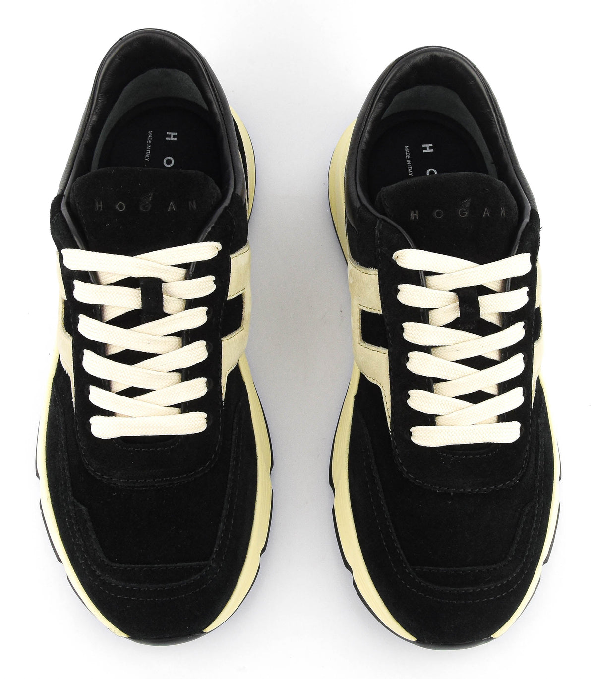 Sneakers Hogan Hyperlight nubuck – Noir – HXM5630FR30S9G739X – vue 4