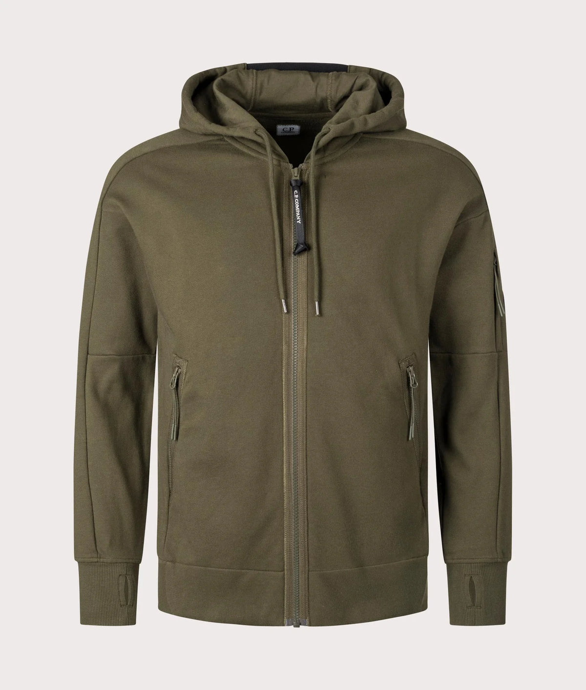 SWEAT ZIP CAPUCHE DIAGONAL RAISED