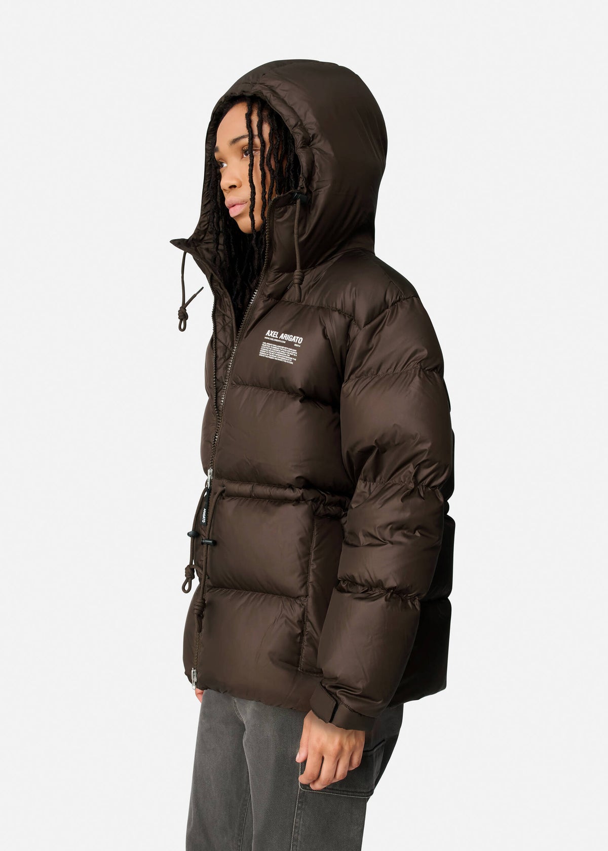 Axel Arigato Rhode Down Jacket femme – Marron – vue 16