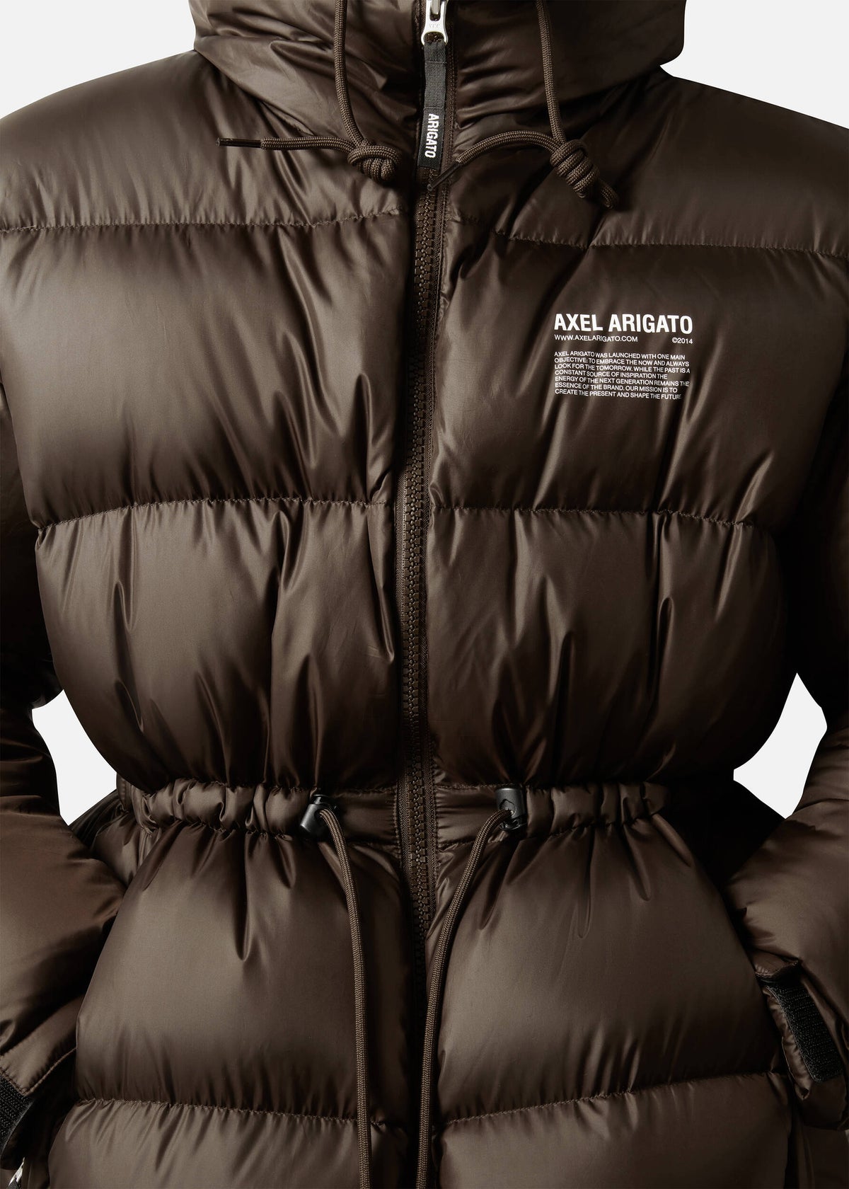 Axel Arigato Rhode Down Jacket femme – Marron – vue 17