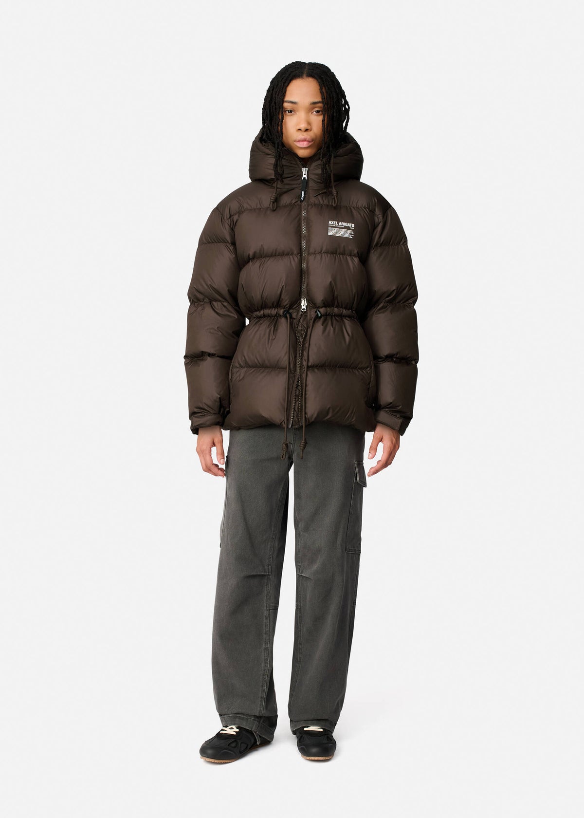 Axel Arigato Rhode Down Jacket femme – Marron – vue 12