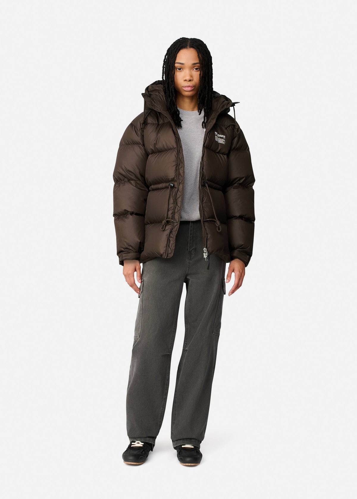 Axel Arigato Rhode Down Jacket femme – Marron – vue 14