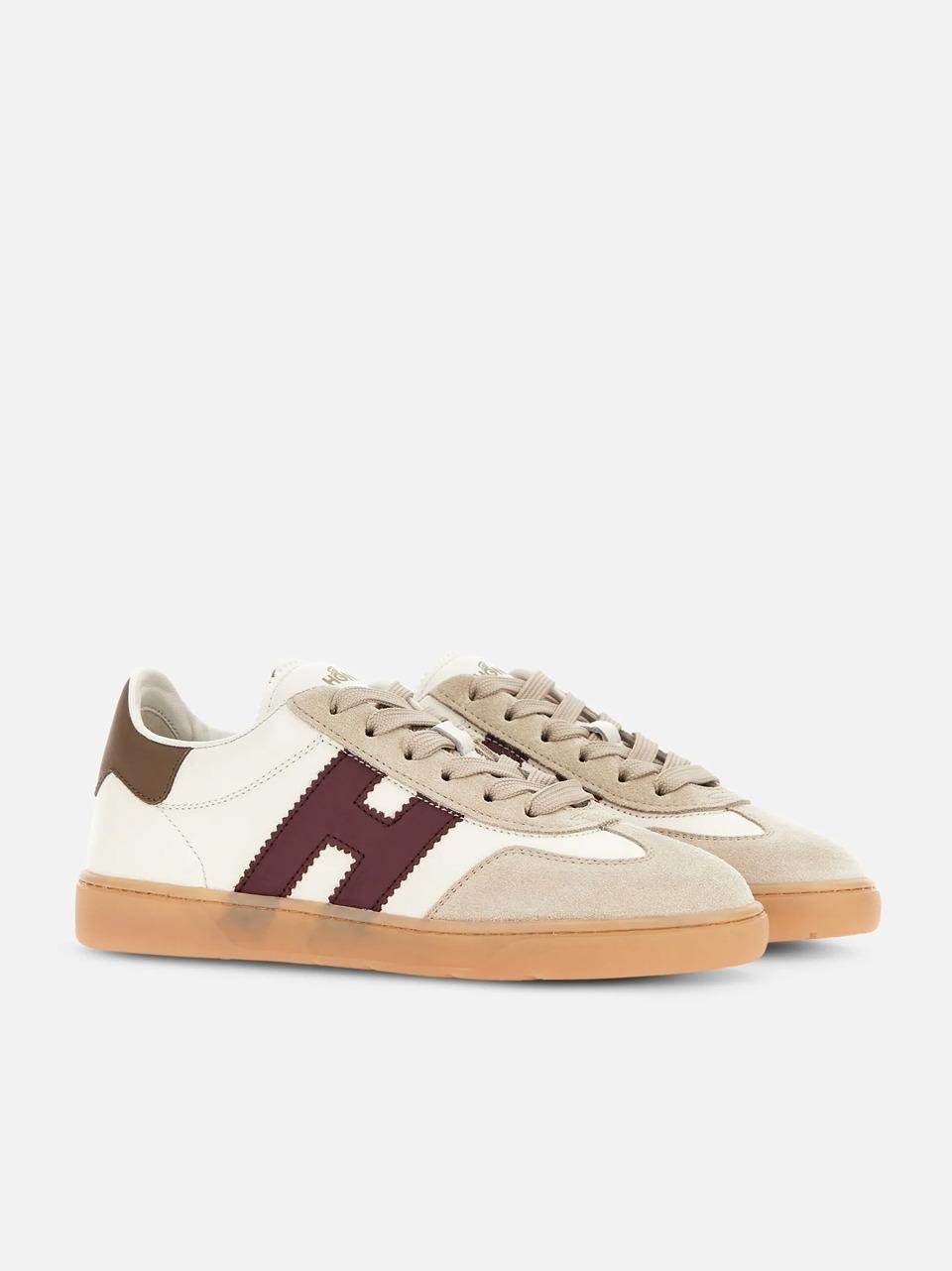 Hogan – Baskets Cool femme – Bordeaux – HXW6470FB60UHC964Q – vue 3
