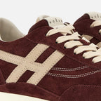 Hogan – Baskets Athletic H699 femme – Bordeaux – HXW6990GA2FUHT0FD8 – vue 7