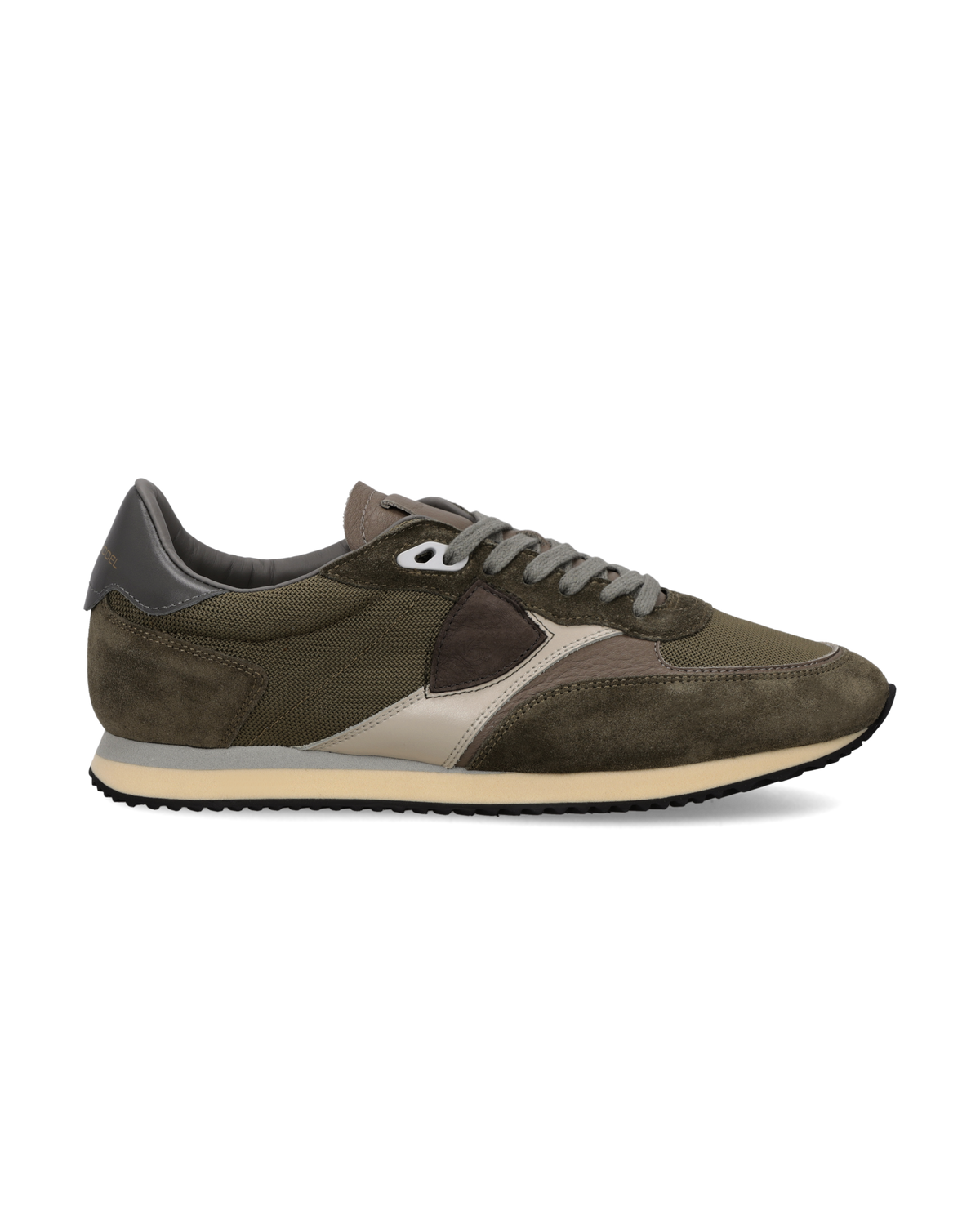 Philippe Model – Baskets Blville homme – Kaki – BVLU-W015 – vue 1