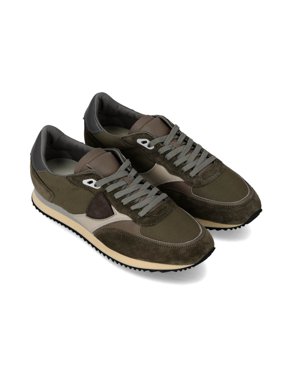 Philippe Model – Baskets Blville homme – Kaki – BVLU-W015 – vue 2