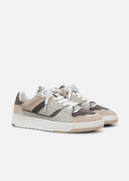 Axel Arigato Clay — cuir et textile Kaki / Marron — vue 6