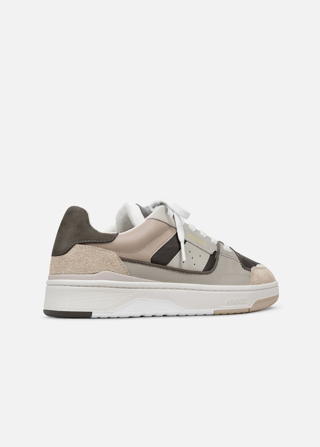 Axel Arigato Clay — cuir et textile Kaki / Marron — vue 7
