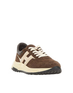 Sneakers Hogan Hyperlight nubuck – Marron – HXM5630FR30S9G739T – vue 2