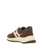 Sneakers Hogan Hyperlight nubuck – Marron – HXM5630FR30S9G739T – vue 3