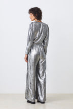 PANTALON LARGE METALISE - JAKE