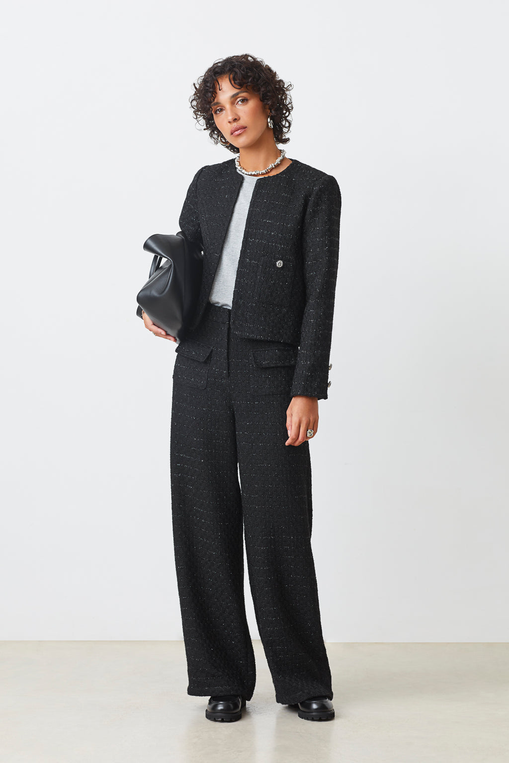 PANTALON EN TWEED - JOY
