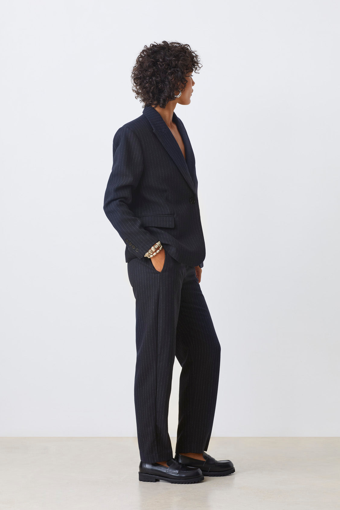 PANTALON TAILLEUR RAYURES TENNIS - JACOB