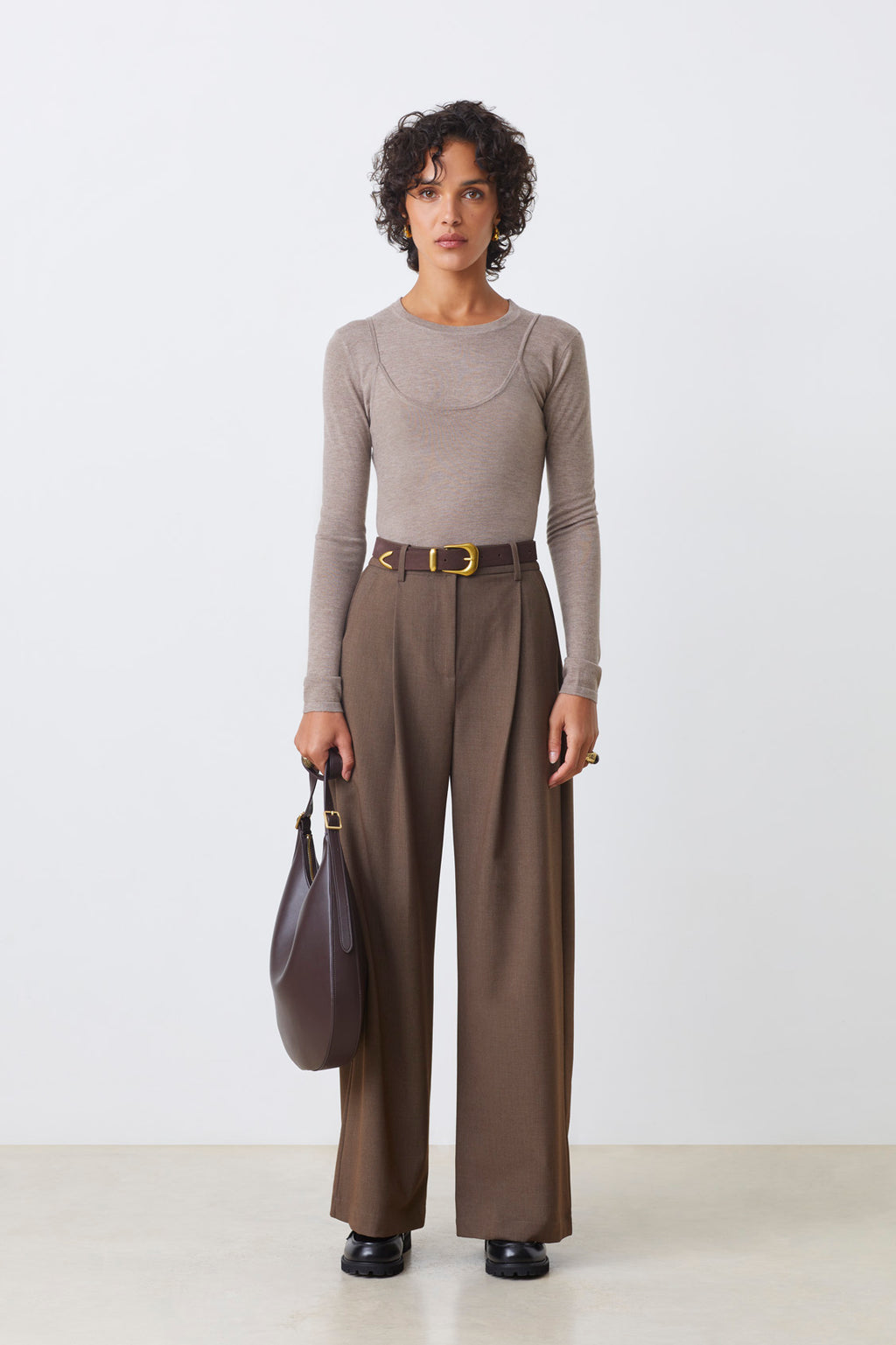 PANTALON LARGE TAILLEUR - JONAS