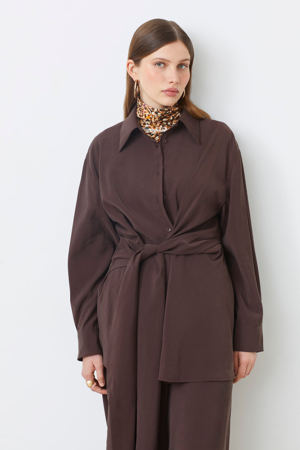 CHEMISE LONGUE A NOUER - LUKA