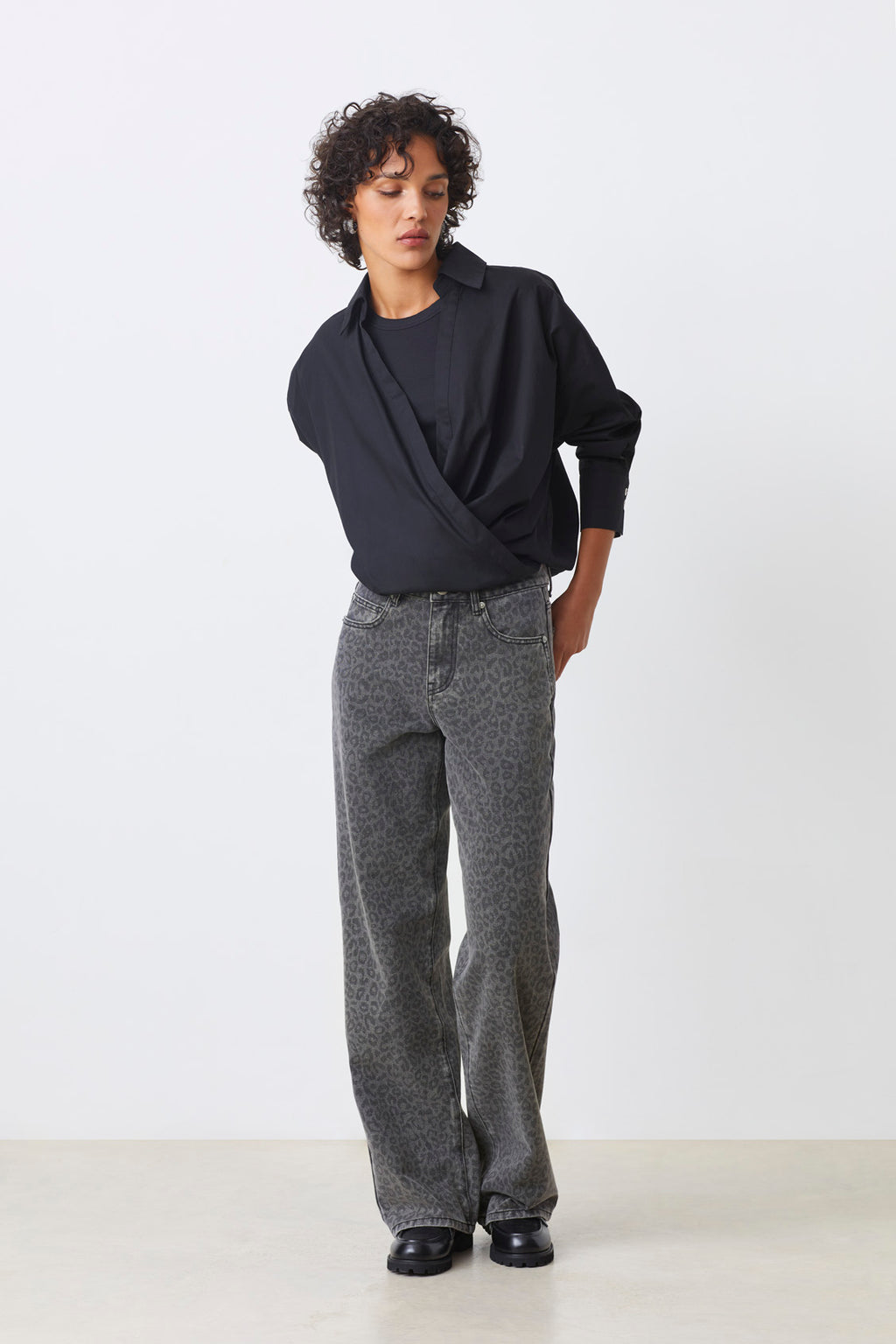CHEMISE CACHE-COEUR - LENZO